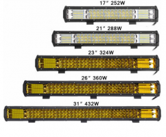 F series light bar-yellow